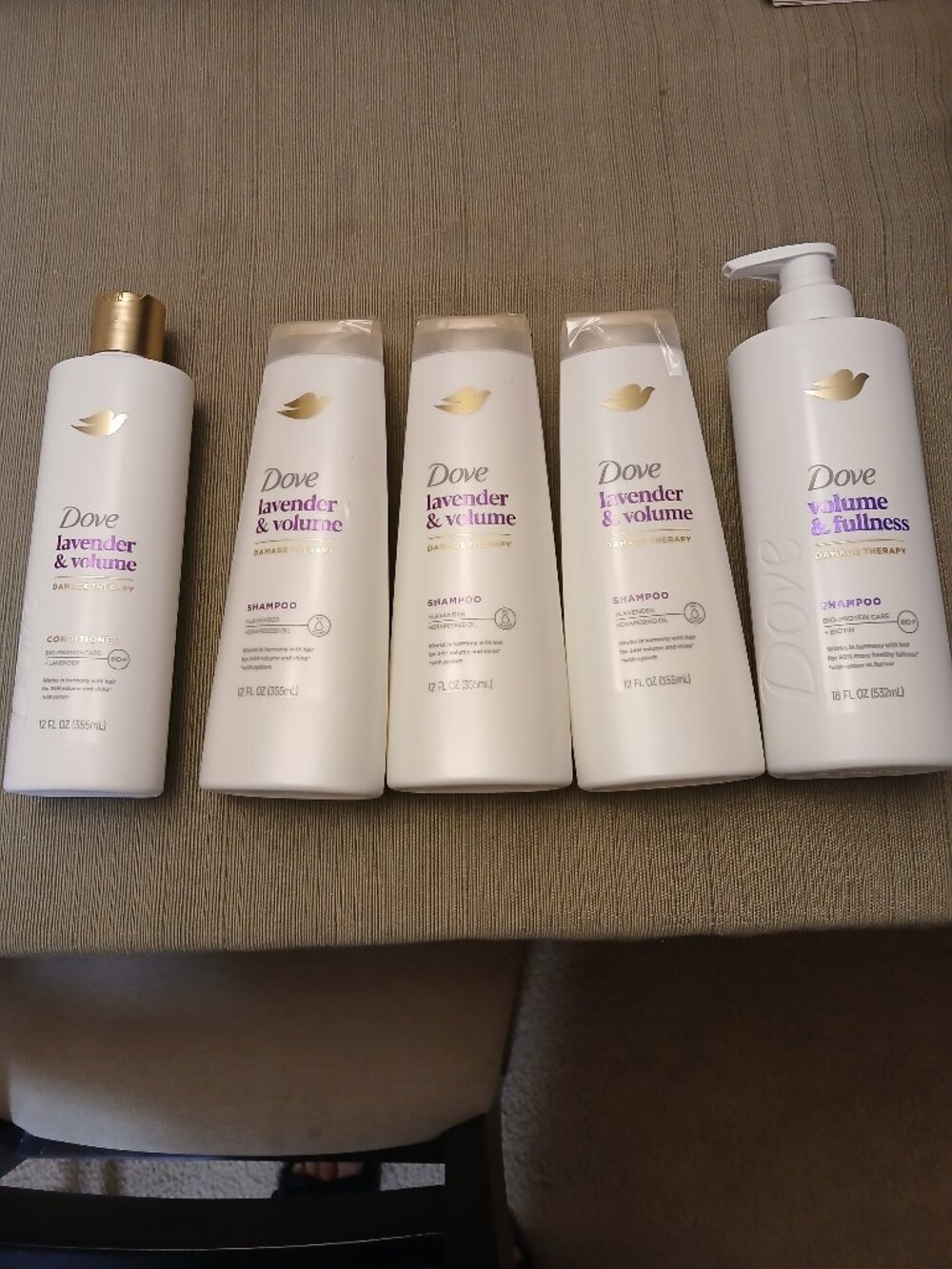 BRAND NEW!!  Dove Lavender & Volume shampoo & Conditioner package
